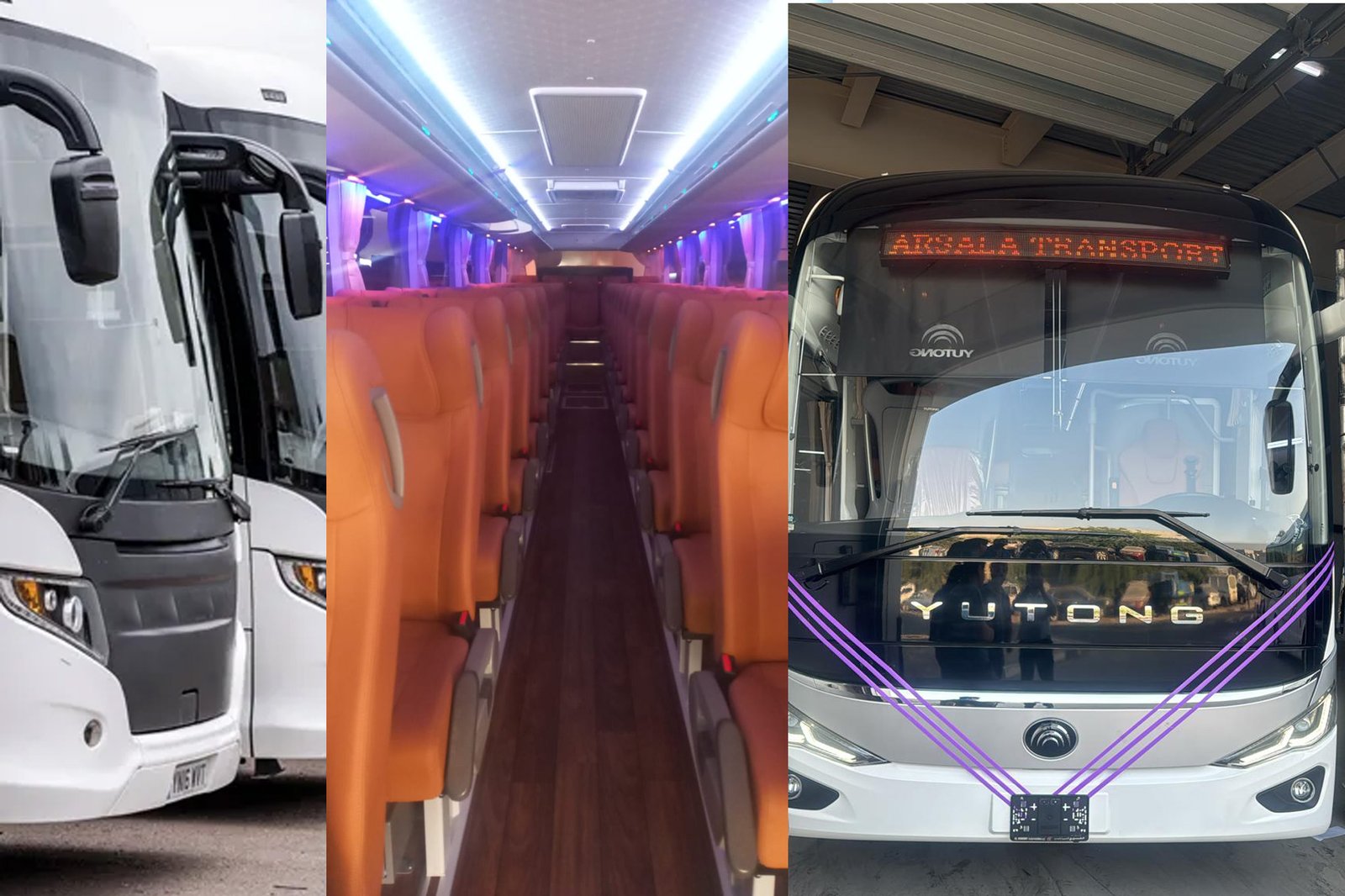 Luxury King Long coach bus UAE transport fleet